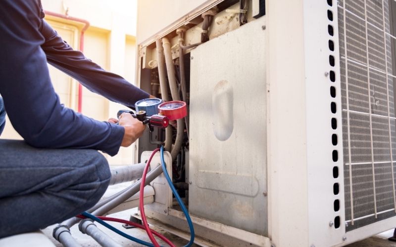 installation of HVAC