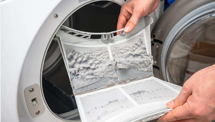 Clogged-lint-screen Why Your Dryer Takes So Long To Dry - 6 Reasons & How To Fix Them 